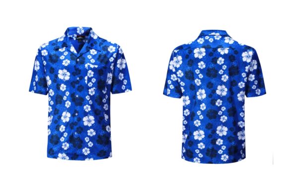 Full Dye-Sub Hawaiian Floral Camp Shirt - Image 11