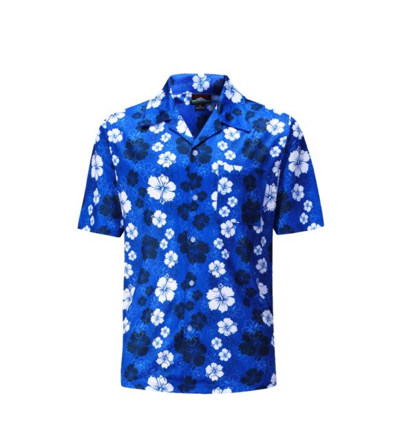 Full Dye-Sub Hawaiian Floral Camp Shirt - Image 14