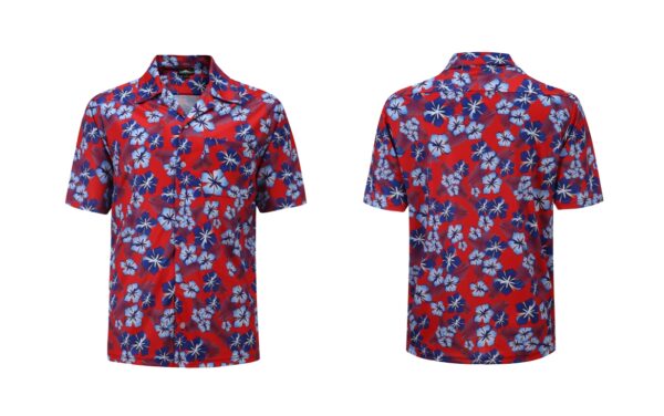 Full Dye-Sub Hawaiian Floral Camp Shirt - Image 16