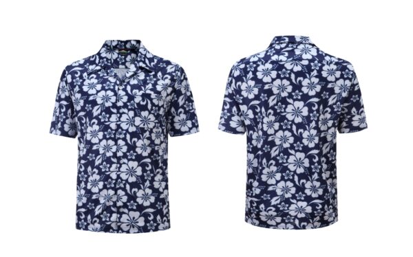 Full Dye-Sub Hawaiian Floral Camp Shirt - Image 11