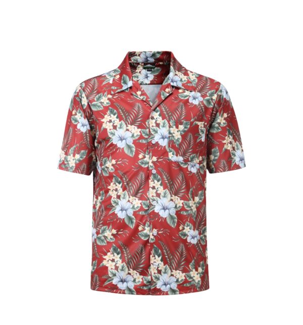 Full Dye-Sub Hawaiian Floral Camp Shirt - Image 18