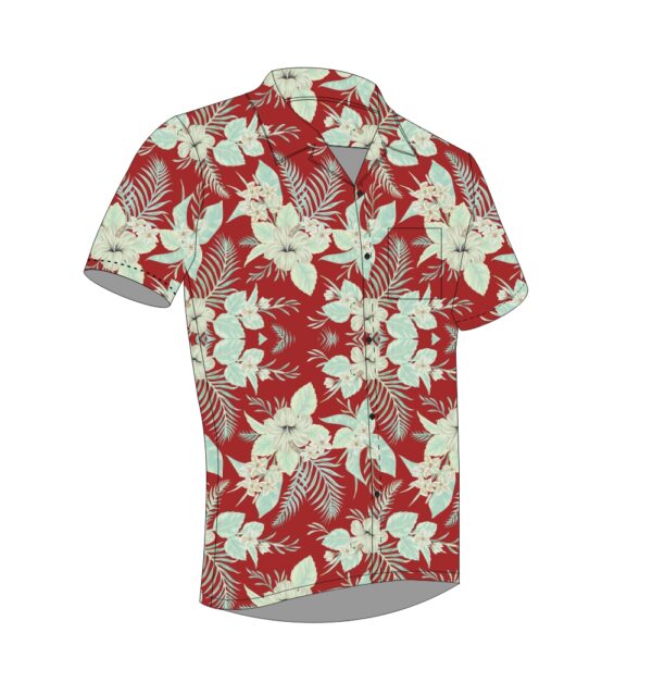 Full Dye-Sub Hawaiian Floral Camp Shirt - Image 22