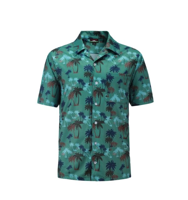 Full Dye-Sub Hawaiian Palm Tree Camp Shirt