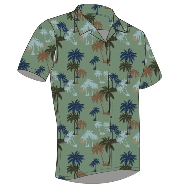 Full Dye-Sub Hawaiian Palm Tree Camp Shirt - Image 8