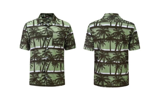 Full Dye-Sub Hawaiian Palm Tree Camp Shirt - Image 2