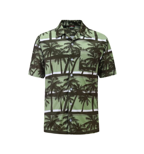 Full Dye-Sub Hawaiian Palm Tree Camp Shirt