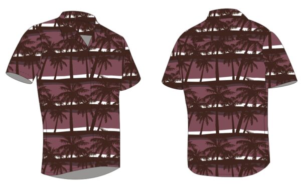 Full Dye-Sub Hawaiian Palm Tree Camp Shirt - Image 7