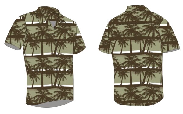 Full Dye-Sub Hawaiian Palm Tree Camp Shirt - Image 9