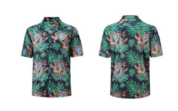 Full Dye-Sub Hawaiian Parrot Camp Shirt - Image 2