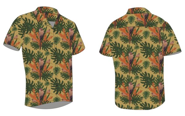 Full Dye-Sub Hawaiian Parrot Camp Shirt - Image 9