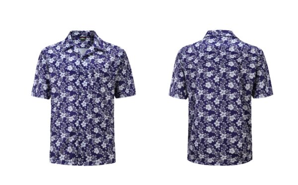 Full Dye-Sub Hawaiian Floral Camp Shirt - Image 2