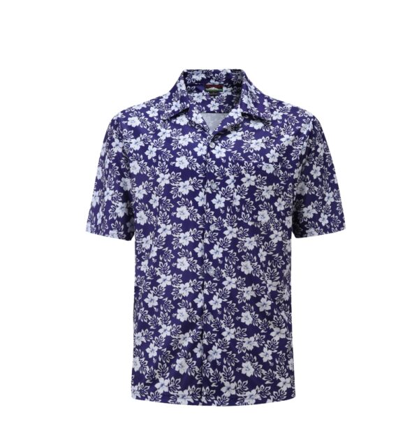 Full Dye-Sub Hawaiian Floral Camp Shirt