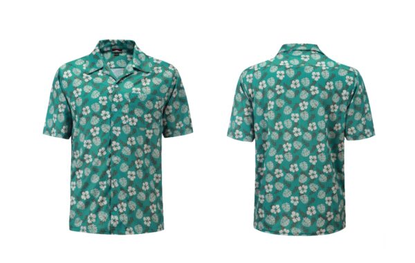 Full Dye-Sub Hawaiian Floral Camp Shirt - Image 2