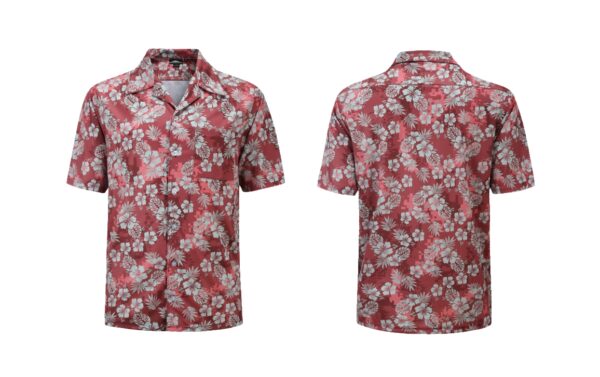 Full Dye-Sub Hawaiian Floral Camp Shirt - Image 2