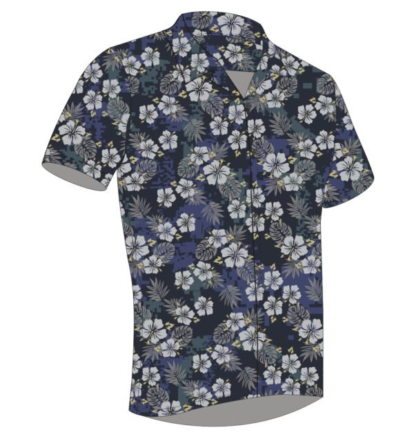 Full Dye-Sub Hawaiian Floral Camp Shirt - Image 6