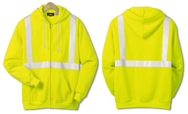 Safety Full-Zip Hooded Jacket - Image 3